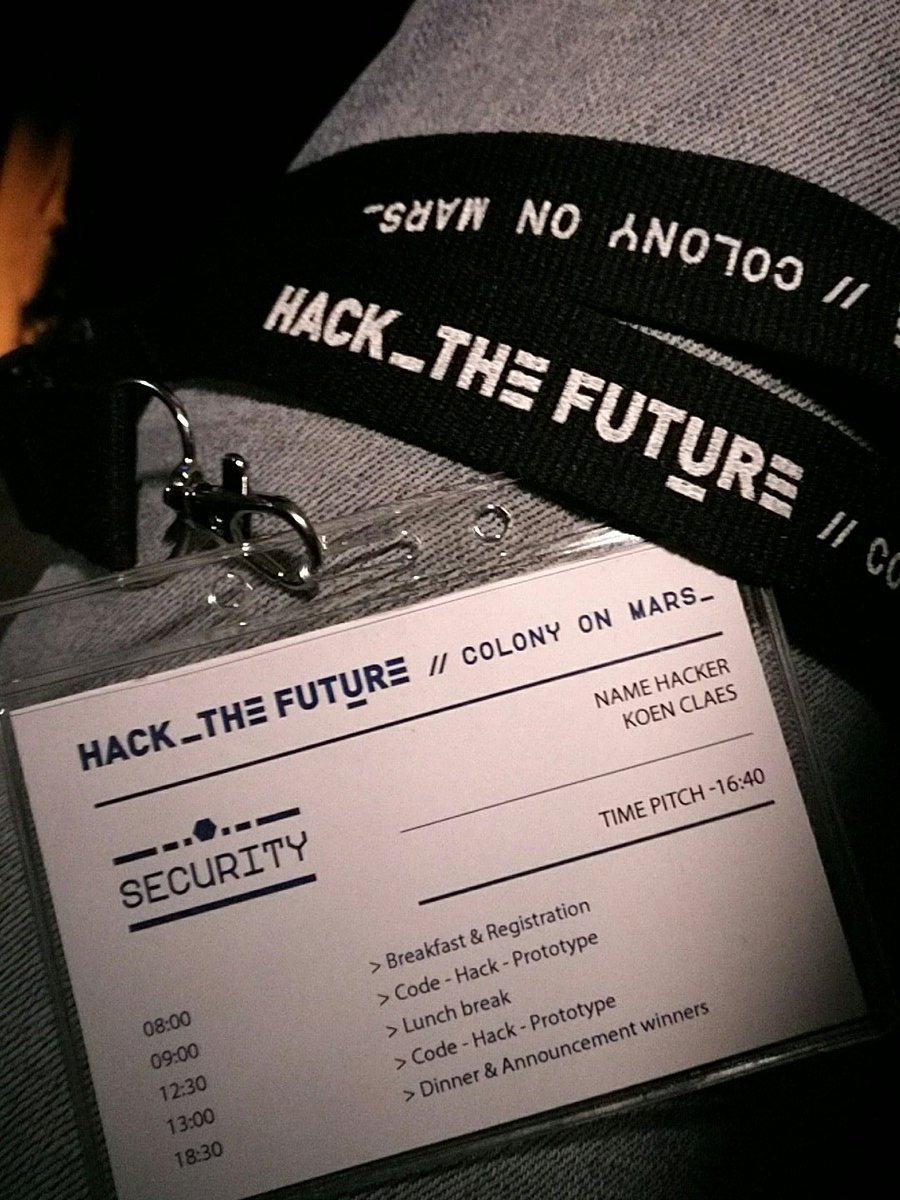 KoenClaes_'s tweet photo. Entered 3rd place together with @Sander__VdB_  in #security at #hackthefuture. Thanks @CronosGroep  for having us! https://t.co/MaOPO5XpBA