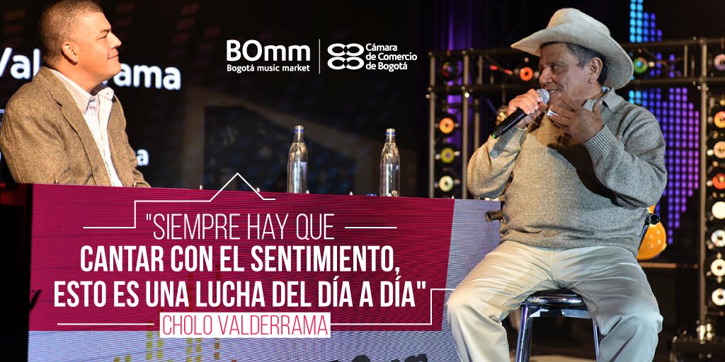 BOmm_Bogota's tweet photo. No importa el nivel en el que vaya tu proyecto, cada concierto y cada canción es un escalón más arriba. Gracias @CholoValderrama #BOmm2016. https://t.co/lhUtObsgfE