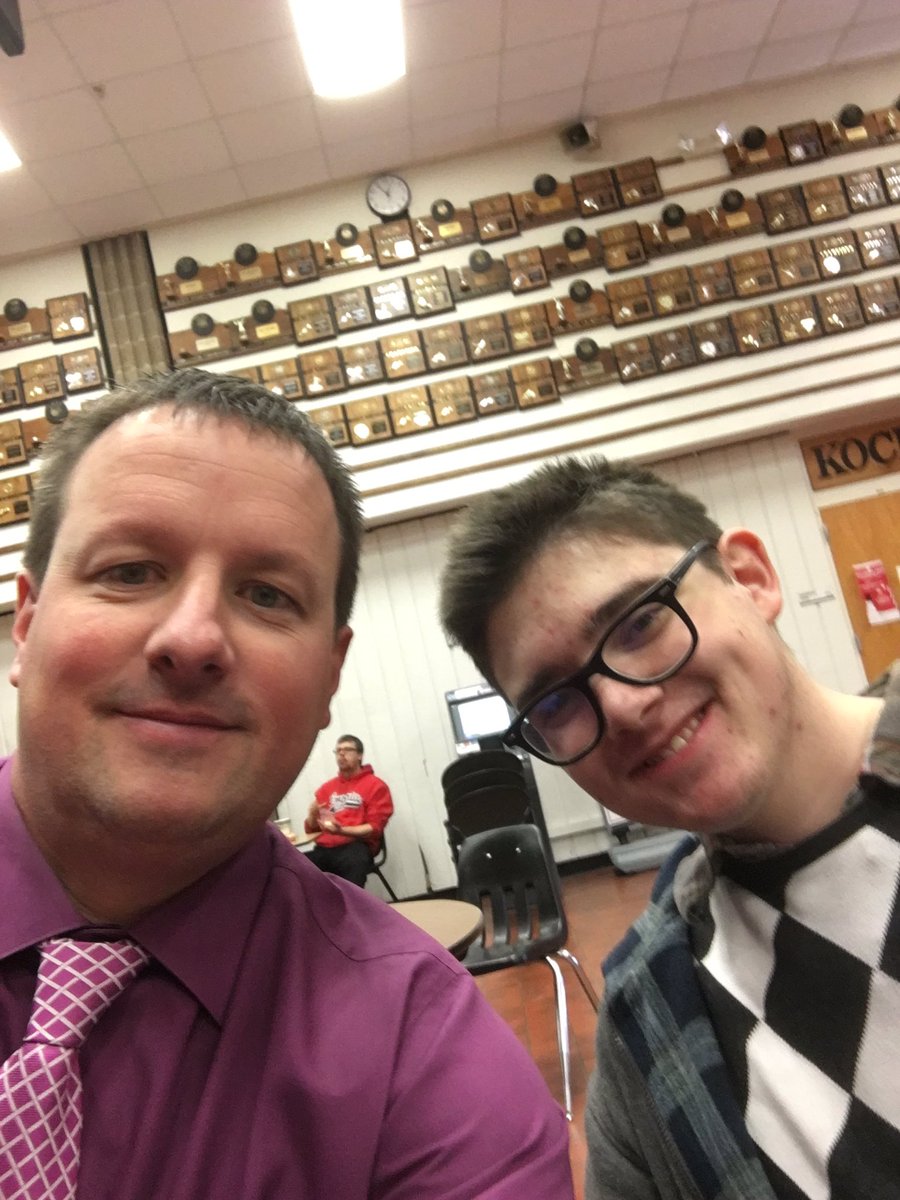 DrBrittonHart's tweet photo. #LunchLessons w/ Colt Krieger Soph wants to study film & screenwriting in college! Great goal Colt! #EmporiaProud https://t.co/Ll5scmwTCR