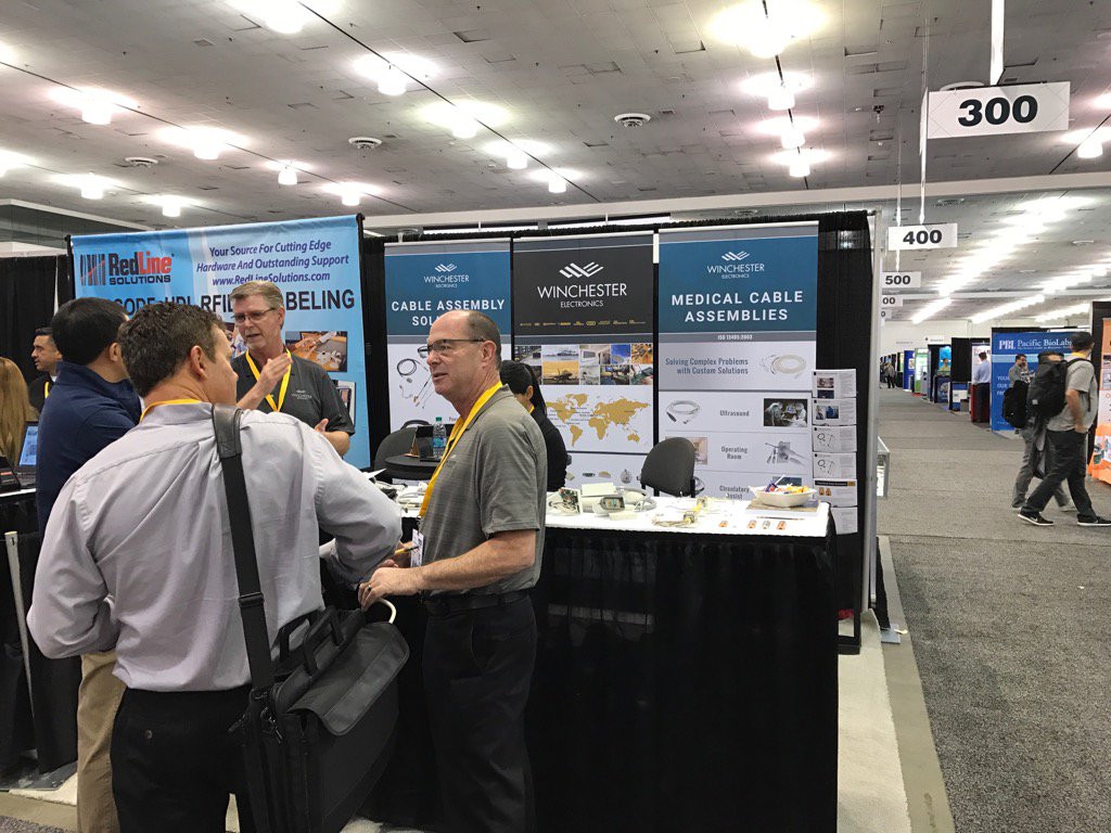 WinchesterCorp's tweet photo. Come join us &amp; check out our #medicalcableassemblies at Booth 223 #BIOMEDevice https://t.co/T1xbOTS3eX