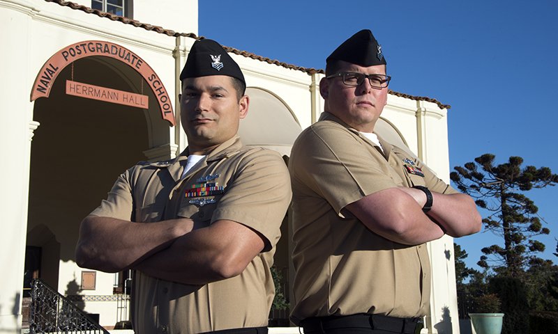 NPS_Monterey's tweet photo. Congratulations to the Naval Postgraduate School's Junior and Senior Sailors of the Year. https://t.co/6ESIKC4XUI #PeopleMatter https://t.co/dhDDDLIE0t