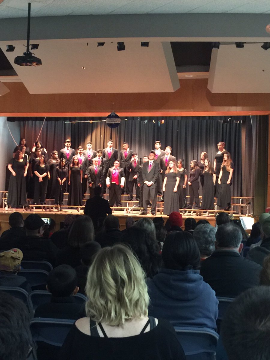 FirebaughHS's tweet image. FHS Choir singing at their recent concert. They looked and sounded amazing!