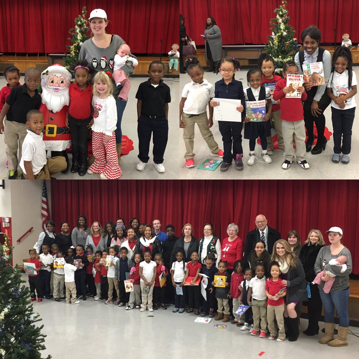 hmehawks's tweet photo. Special thanks to everyone who came out to read to our students today! #ReadAroundtheChristmasTree @SCSK12Unified @Local24Chelsea @Mrs_Grow https://t.co/AxHPPGP5IU