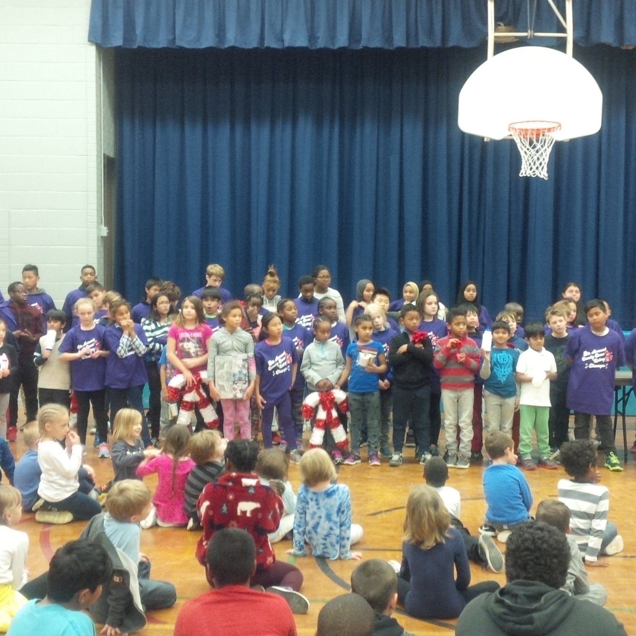 Second Street JMS on Twitter "Candy Cane Relay awards assembly