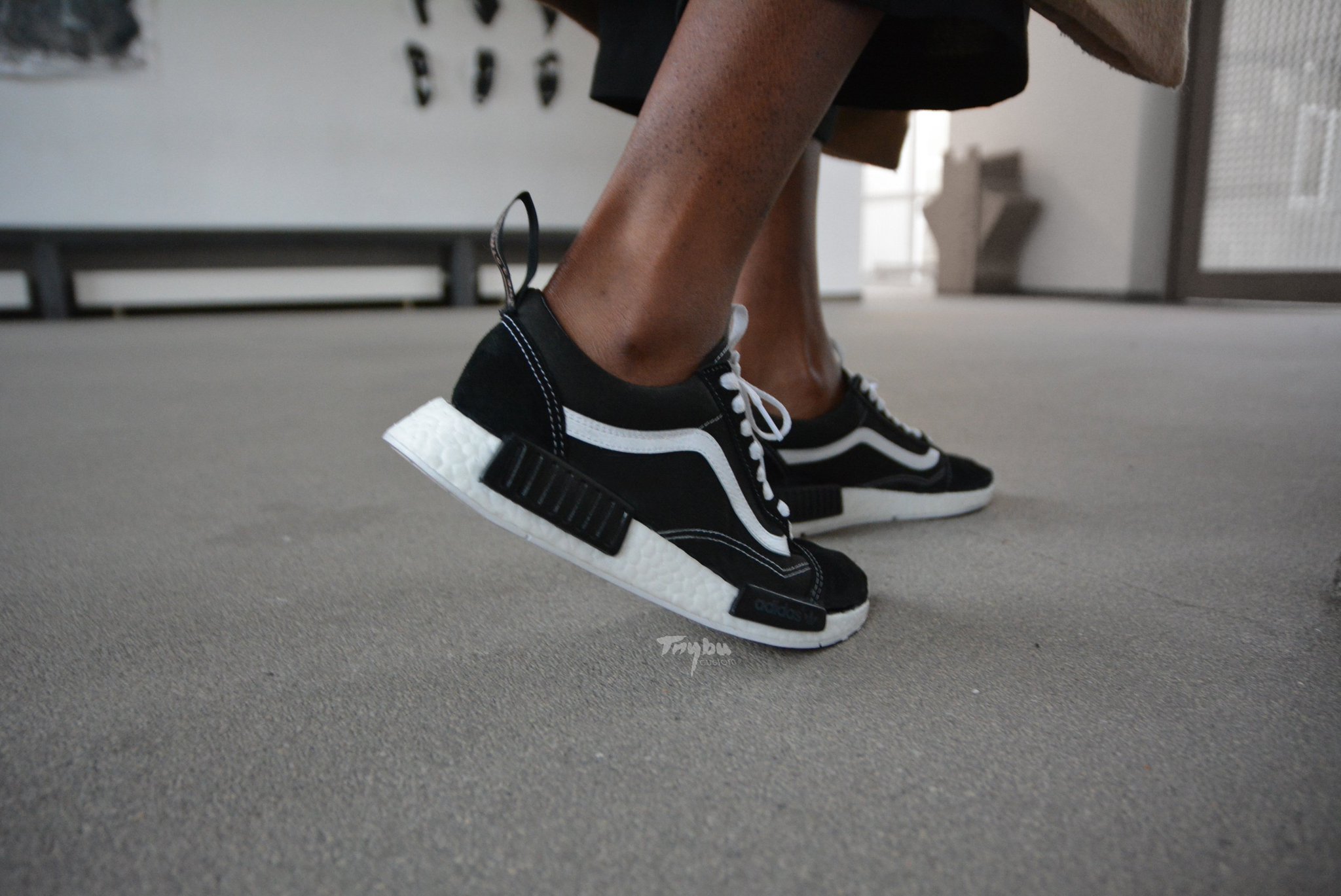 Trybu on X It s HybridTime Vans x Adidas we matched the classic Vans Old Skool on the NMD boost sole latest Adidas technology weAreSneakerhead https t AenRQfOiYq X