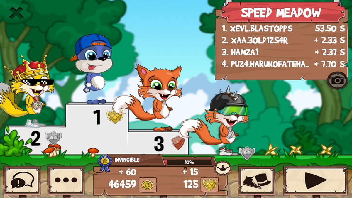 TheFinishLineU's tweet photo. I just beat a golden fox! #funrun2 #30LD1ZS4R #Hamza1 #harunofatehaven https://t.co/k8IS1yocp9