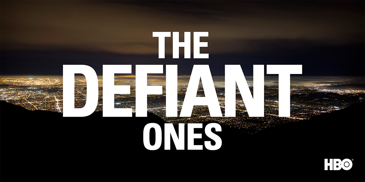 HBOPR's tweet photo. The #DefiantOnes, a 4-part series telling the true story of @drdre &amp; Jimmy Iovine, will debut on @HBO in 2017. More: https://t.co/xO1Co1b0j4 https://t.co/ZOBFxkeCgN
