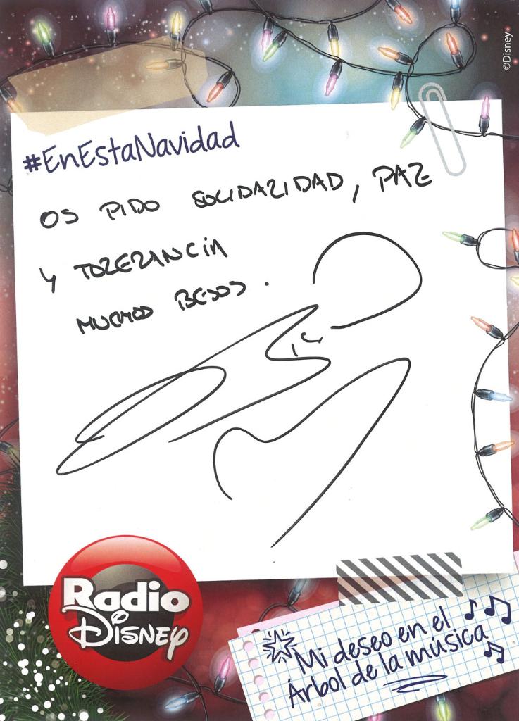 RadioDisneyMX's tweet image. .@davidbisbal nos comparte su deseo de Navidad 💌 #ElÁrbolDeLaMúsica 🎄🎶 ¿Cuál es el tuyo? dis.la/60178Bqvc