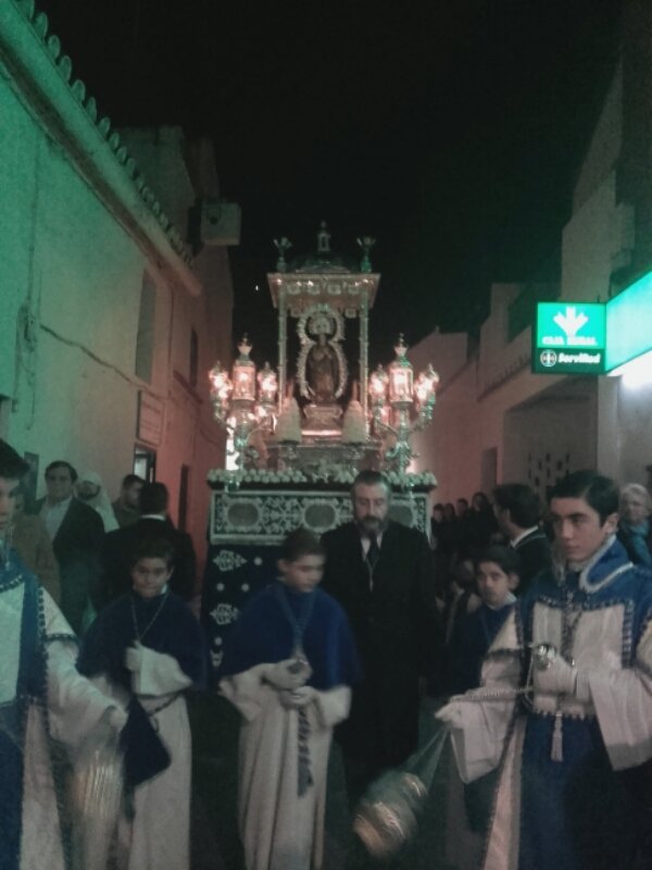 apasomuda's tweet photo. #TDSCofrade Procesión Virgen de la Inmaculada #DíaDeLaInmaculada #Umbrete #SinelabeConcepta https://t.co/Qq4Pv2Z3of