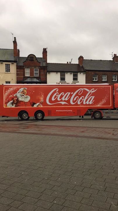 Create_Property's tweet image. It&apos;s here, who&apos;s excited ? @CocaCola #Christmas #CocaColaTruck #doncasterisgreat