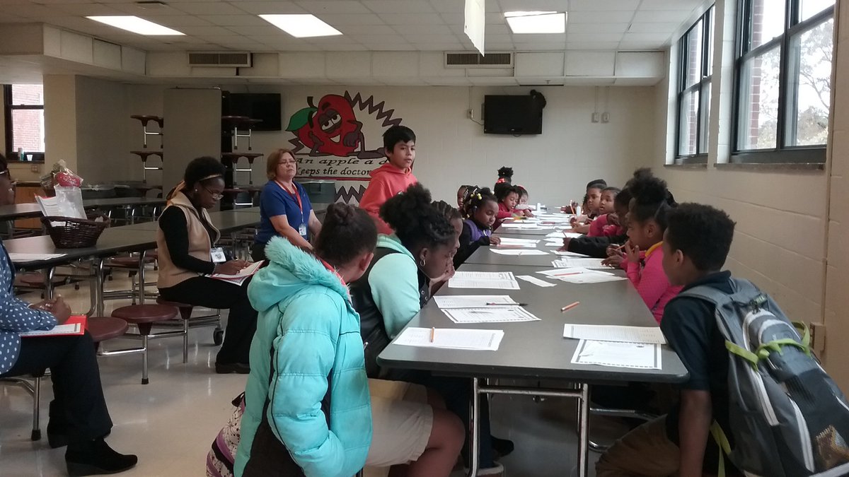 SlaterPBSA's tweet photo. 1st day of #KindnessClub. Students sharing why they chose to be in the club. @apsupdate @SEL_APS #RAC2016 @ClaraGreenSEL @georgiadeptofed https://t.co/pFE1D7kGDl