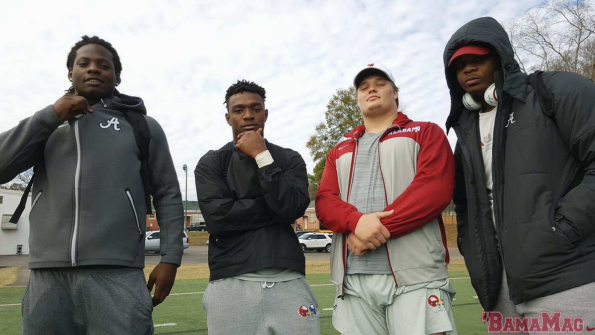 FREE: We gave the mic to #Bama pledges <a href="/KendallRandolp1/">Kendall Randolph♨️</a>
<a href="/HunterBrannon50/">Hunter Brannon</a> <a href="/BrianR_4/">Brian K Robinson Jr</a>
<a href="/ChadariusT/">Chadarius Townsend</a> &amp; got outta the way:

scout.com/college/alabam…
