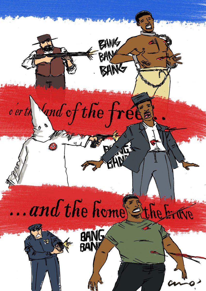 elOrdenMundial's tweet photo. "Over the land of the free and the home of the brave" La historia de la violencia racial en EE.UU por @_fronterizo https://t.co/AUXDtLSP2K