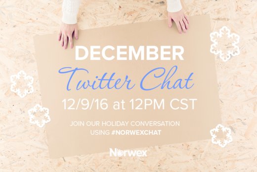 norwex's tweet image. Our next #NorwexChat is coming up tmrw! We'll have a LIVE convo about hosting an eco-friendly holiday party. Join the fun!