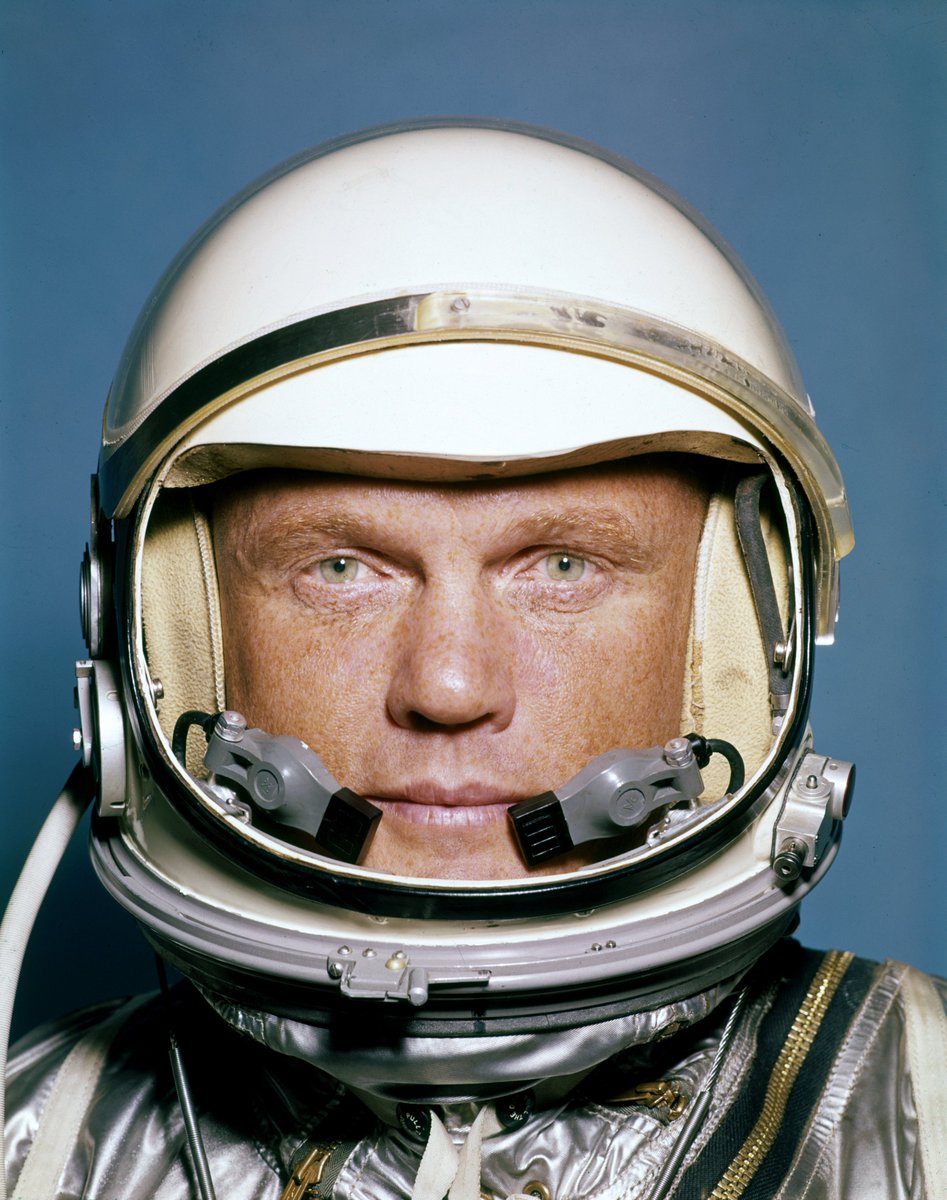 HISTORY's tweet photo. John Glenn, the first American to orbit the Earth and former U.S. senator, has died at 95. #RIPJohnGlenn https://t.co/TQmuWYrJdN