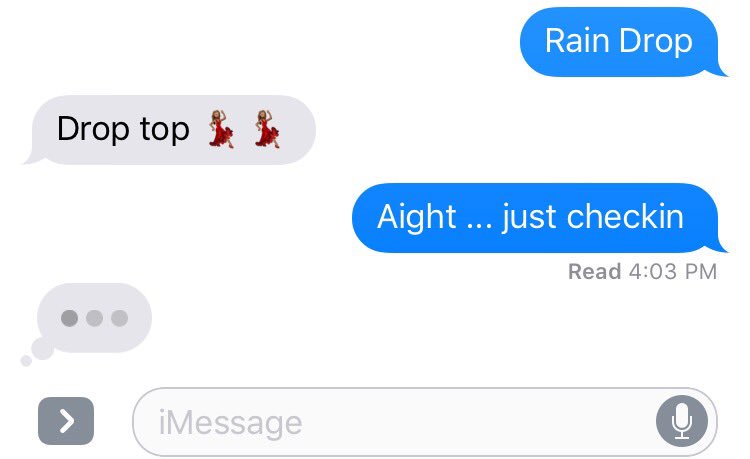 When you gotta make sure Bae still the one