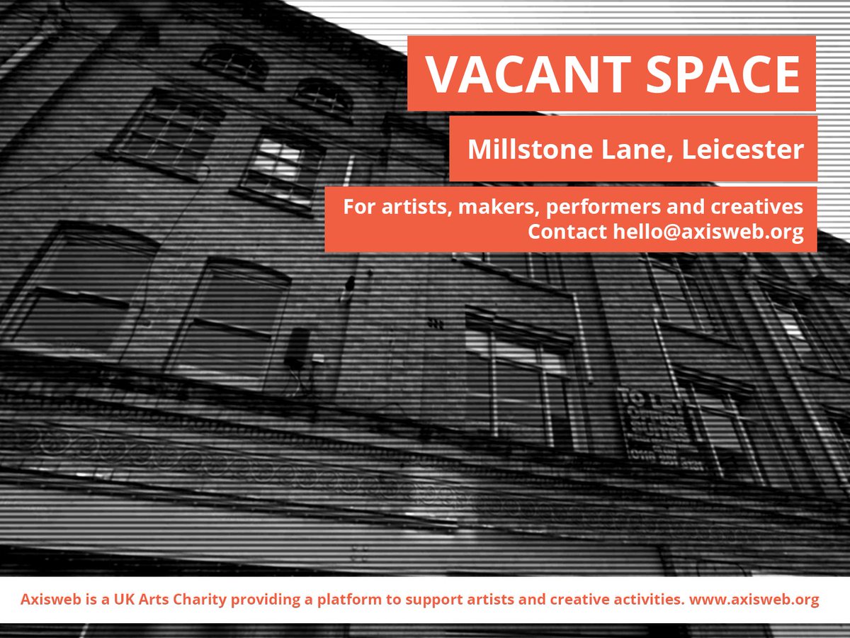 axisweb's tweet photo. Call out to #Artists #Dancers #Performers #Creatives in and around #Leicester #VacantSpace available to use. Get in touch https://t.co/fcUtyLwJjo