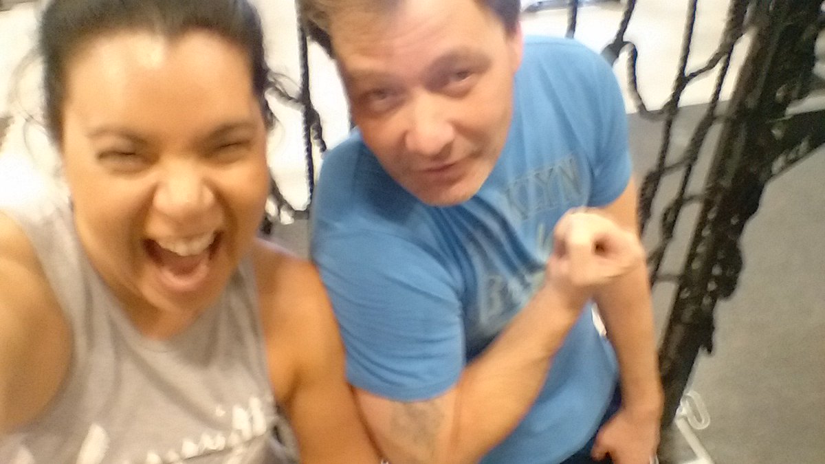 dandhsmom's tweet photo. @TW_RebeccaW @wreckroomkw an afternoon of fitness and fun. #Wreckroom #Lift #TrainRestRepeat #WreckroomSelfie ๐ช๐ https://t.co/HJgrijOmJh