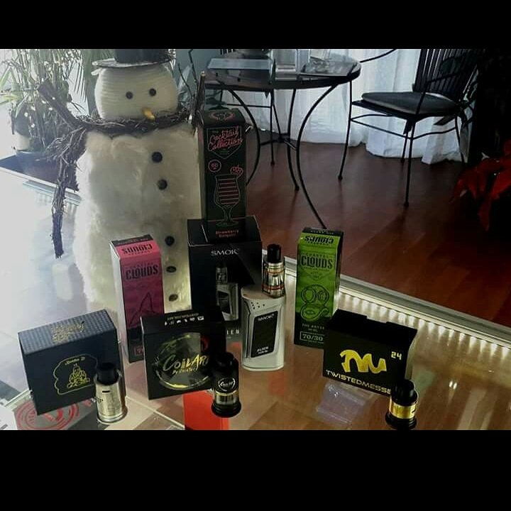 BsVapes's tweet photo. We are getting new gear and juices in!
#Smok
#CoastalClouds 
#azeroth
#NativeWicks 
#Buddha 

Happy Holidays to our customers!~BS Vapes Team https://t.co/HUCIuUtQ5n