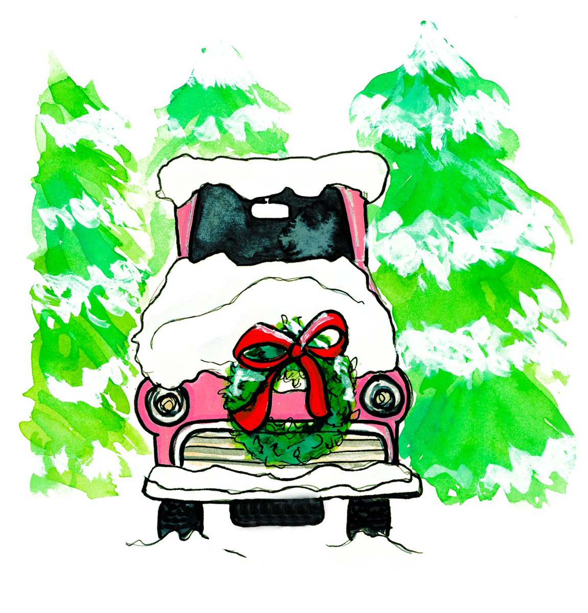 WaltzinWater's tweet image. #christmas #ChristmasTree #merry #illustration #sketch #watercolor #fashionblogger #beautyblogger #fbloggers #bbloggers #bloggers #style