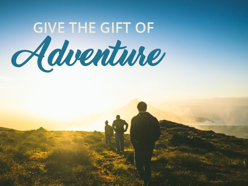Our first blog post! 5 Outdoor  Experiences  You Can Give
. . . Instead of  Stuff  This Christmas. Check it out  at adventureworks.com/news/