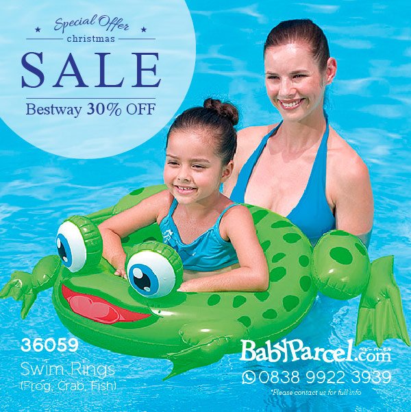 BabyParcel's tweet photo. Dapatkan ban renang lucu untuk si kecil dengan PROMO SPESIAL dari Bestway! #bestway #promo #diskon #babyparcel #berenang #renang #mainair https://t.co/KESX3lbYv1