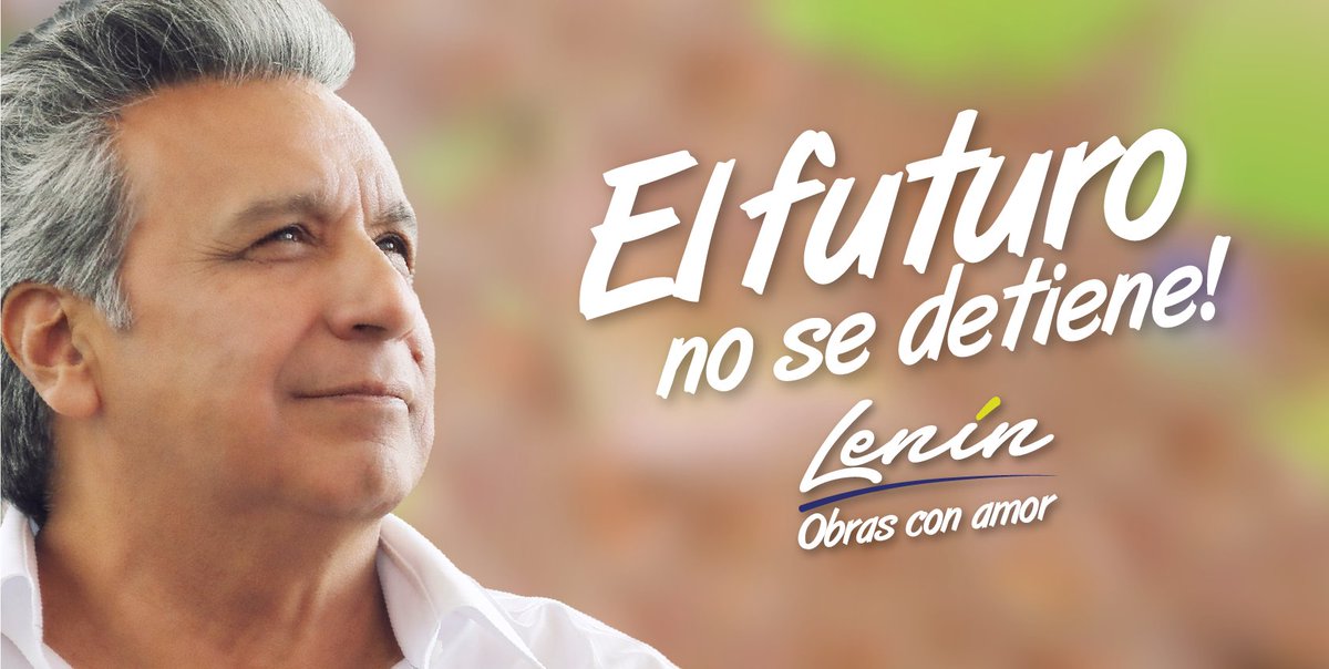توییتر \ Lenín Moreno در توییتر: «Un país se hace grande cuando pensamos en  las futuras generaciones y no en las futuras elecciones. #ObrasConAmor  /sqOYoR3EDo»