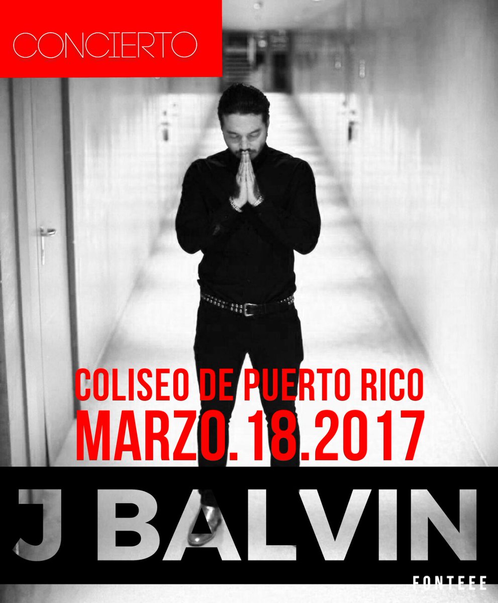 #PuertoRico se prepara con #Energía para recibir a #JBalvin en #ElCholiseo  #Marzo18.2017 #JBalvinConcertPR #NoLimitsConcert #NoTeLoPierdas