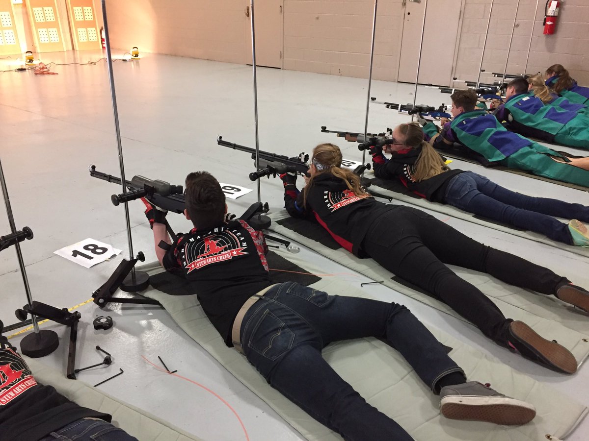 paynejt's tweet photo. @drclarkharrell @CreekAthletics1 SCHS Rifle Team takes first place on first RCS Rifle League match#Hawk Strong https://t.co/o19qcGIvOh