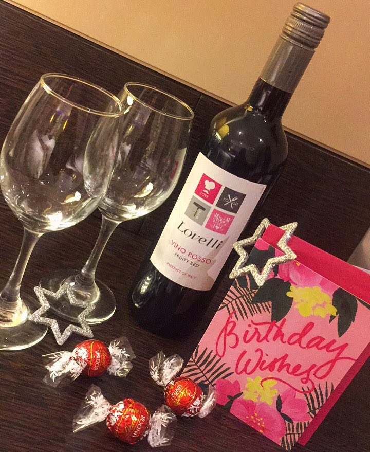 Last minute surprise for the birthday girl tonight! 🎉🎈🍷🍫 <a href="/premierinn/">Premier Inn</a> <a href="/placemadebyyou/">A Place Made By You</a> <a href="/SDEBDD/">simon ewins</a> <a href="/chouhanz/">chand chouhan</a>