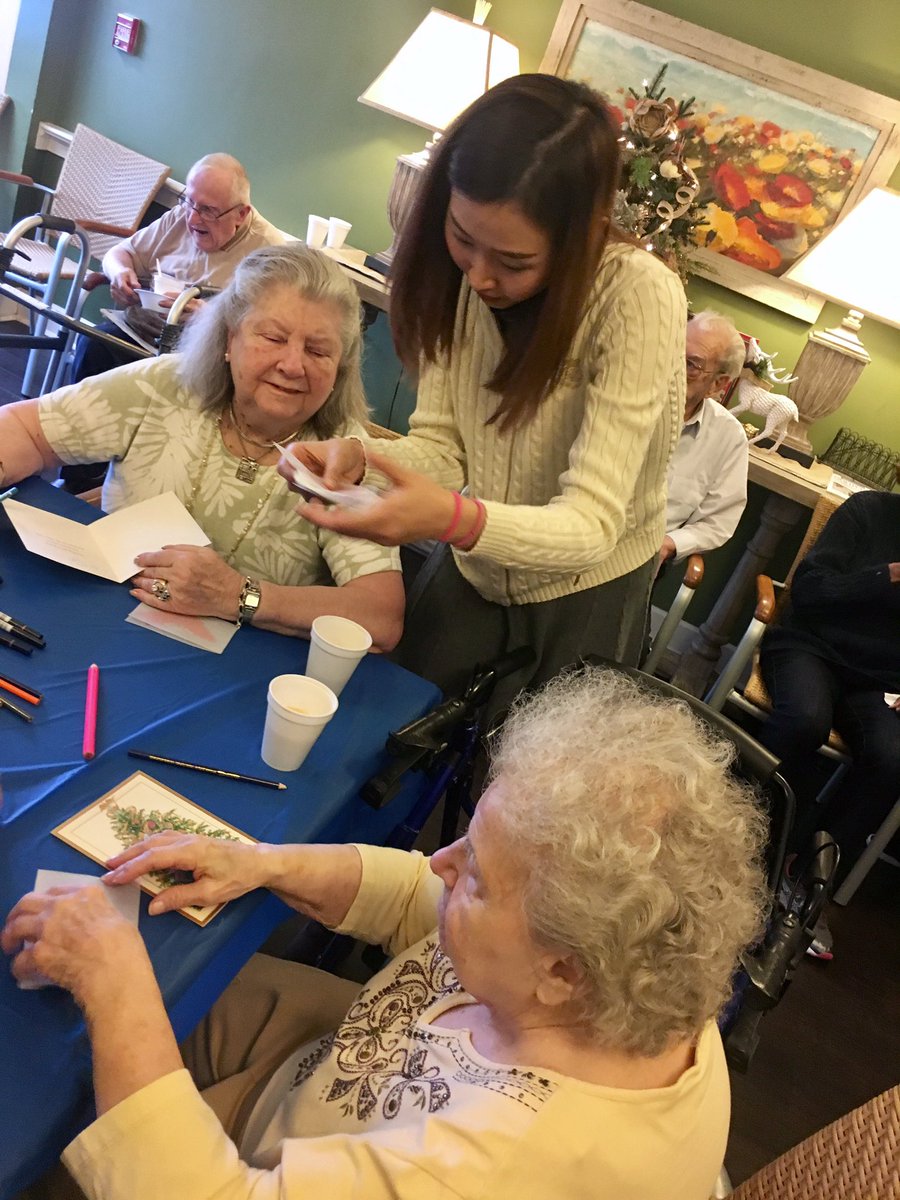 TowsonELC's tweet photo. #Students visit Maples at #Towson for a class #community project. #studyabroad #englishprograms #TowsonU #givingback #humanitarian https://t.co/7XzqWGcqt5