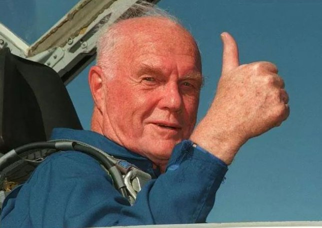 "We are more fulfilled when we are involved in something bigger than ourselves.” - John Glenn at OSU’s  commencement, 2009.
Godspeed….