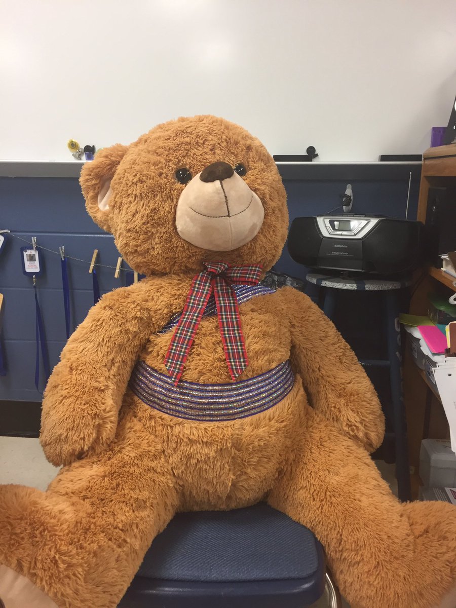 Gaither_BOTB's tweet photo. Even our Teddy Bears BUCKLE UP for Seat Belt Safety Week! Students- you can still turn in Bears to Room 213! 🚙🐻 https://t.co/QqGaox7YjL