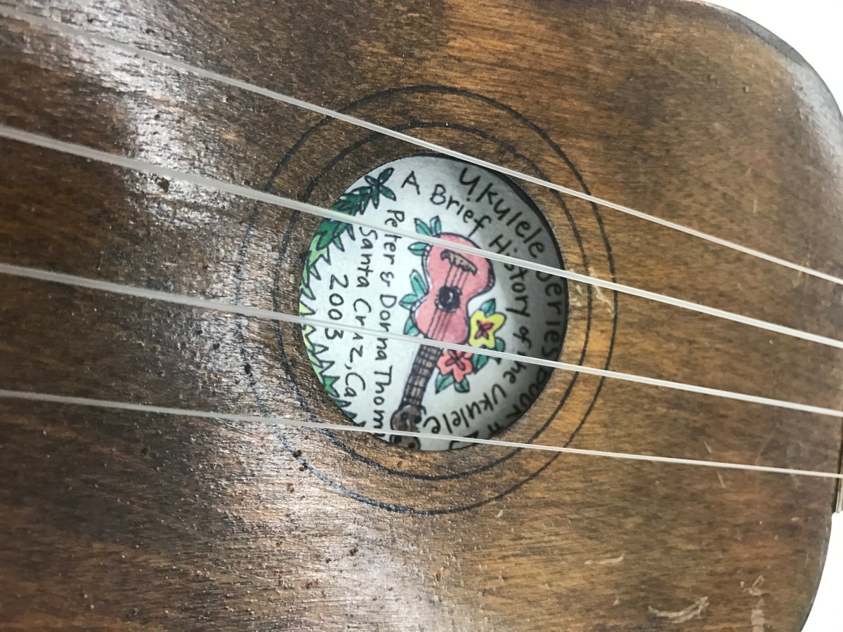 UCSBLibrary's tweet image. Beauty of the book  #SRCreadinglist A Brief History of the Ukulele by Peter &amp;amp; Donna Thomas  #artistsbooks #UCSBSRC
