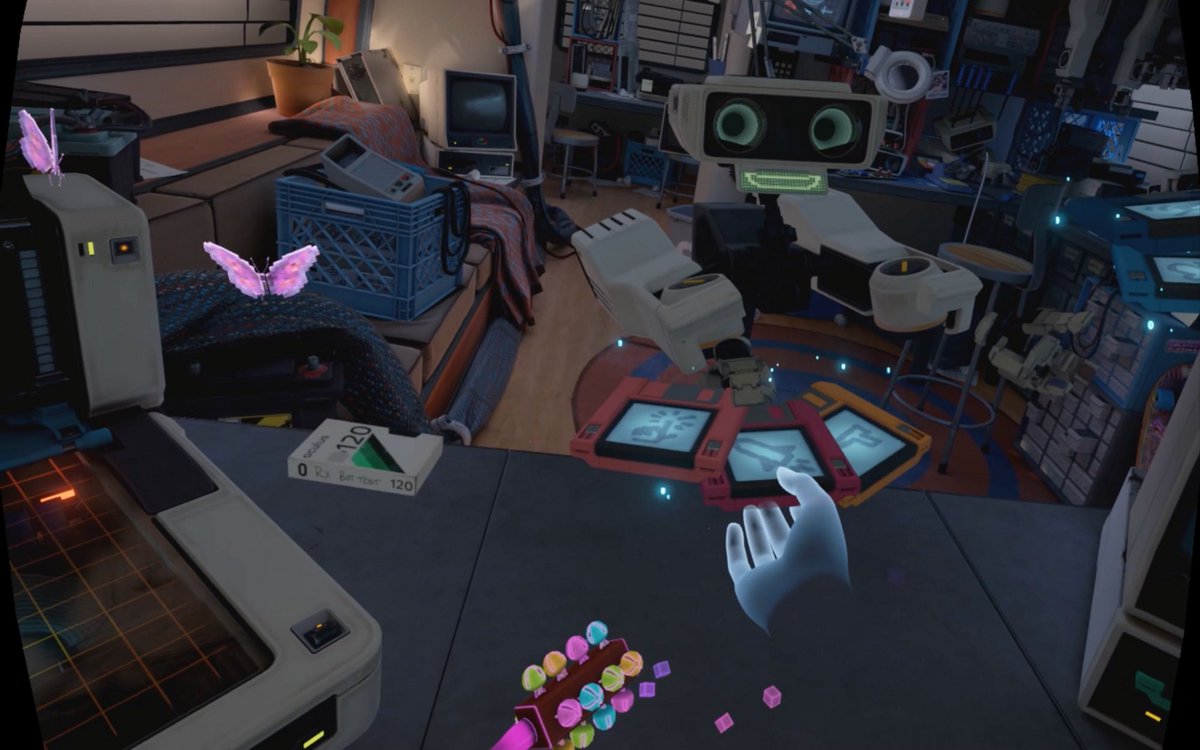 tincotin's tweet image. #Oculus First Contact: Great #VRTutorial for touch controllers medium.com/@StephanieHawn… #OculusTouch #UI #UX #VR #VRApp By @StephanieHawn