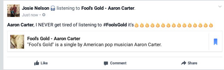 JL071118's tweet photo. #FoolsGold is the BEST song, and my favorite song ever!  😍🔥 🎶 #AaronatorForLife #TeamFoolsGold #Support #LØVË #AaronCarter #RideOrDie https://t.co/tW1RefAxW0