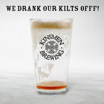 Hi everyone!  We dropped our kilts and decided to move forward as Kinsmen Brewing Company.  Can't wait to show you the taproom this winter!