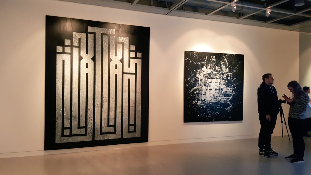 Ambassadeur #FabienPenone &amp; Ministre de la Culture Cho à l’ouverture The Great Graffiti avec <a href="/Latlas_art/">L'Atlas</a> &amp; zevs @aguirre_schwarz #streetart