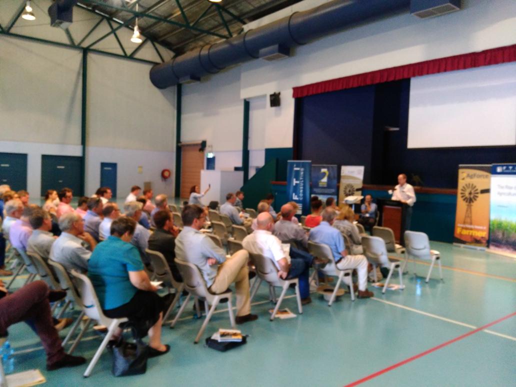 Russell Lethbridge AgForce North President welcomes the attendees and introducers the New Electeds