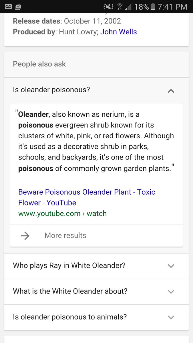 UltravioletGoal's tweet photo. I should never have googled Oleanders. I can't believe an illegal #WEED healed me and this exists that can #killme and is #legal #FML https://t.co/jMwvDCrIPN