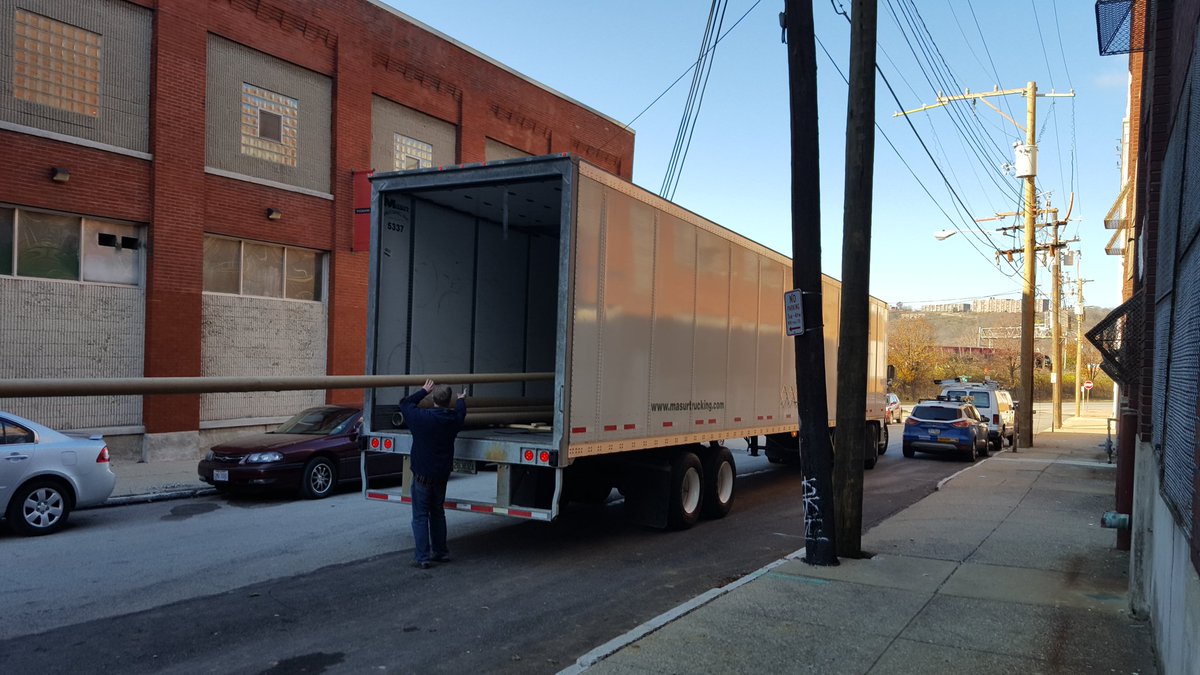 NatFlagCo's tweet image. We got in 20 shiny new flagpoles today ranging from 40' to 25'.  Some are orders, the others could be YOURS.  #FlyFreedom #AmericanMade