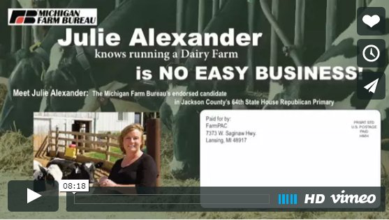 MichFarmBureau's tweet image. What's the secret sauce to AgriPac's election success? Speakers @_mattrush & Julie Alexander reveal at #MFB16 VIDEO ow.ly/mXMv306XjYc