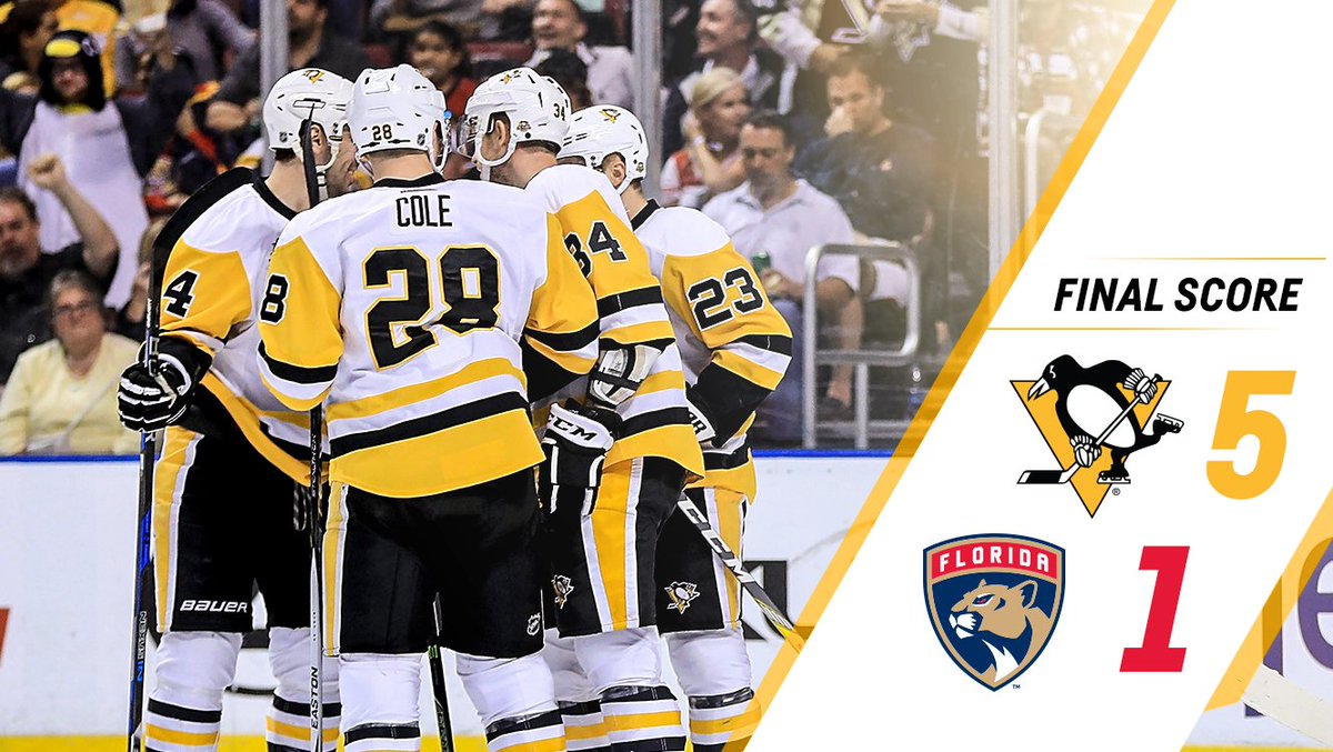 PENG-WIN!  Pittsburgh claims victory in Florida, 5-1. https://t.co/Tujg2KSqGR