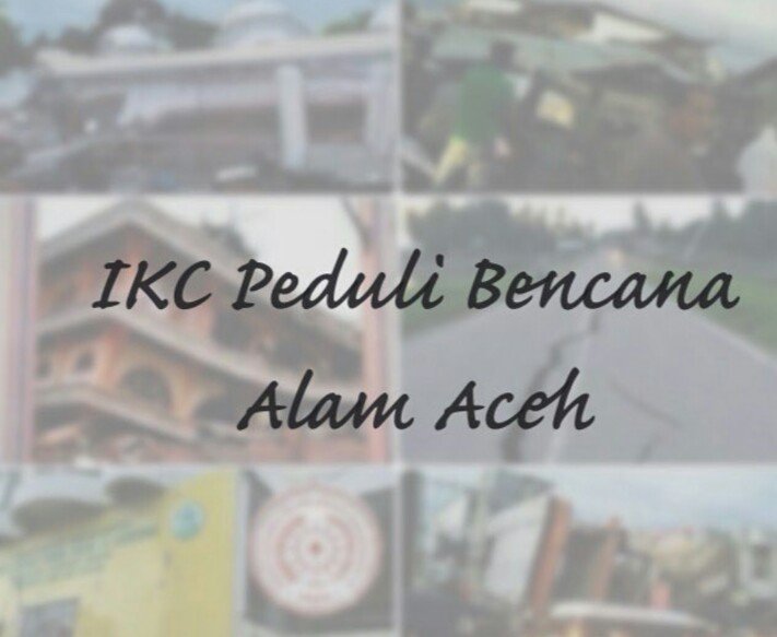 #IKCPeduliAceh

#IKCnesia Salurkan bantuan ke rekening 010701064434502 bri a.n Rizal Yana Rahayu.

Info: 087744282008 Rizal Bendum PP IKC
