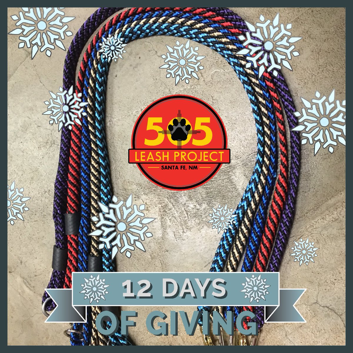 ADWSantaFe's tweet photo. Perfect gift for a dog lover; a handmade leash crafted by local military vets. BUY NOW: https://t.co/Eqp2KVzpQT #ADWSantaFe https://t.co/3y9HgIioTk