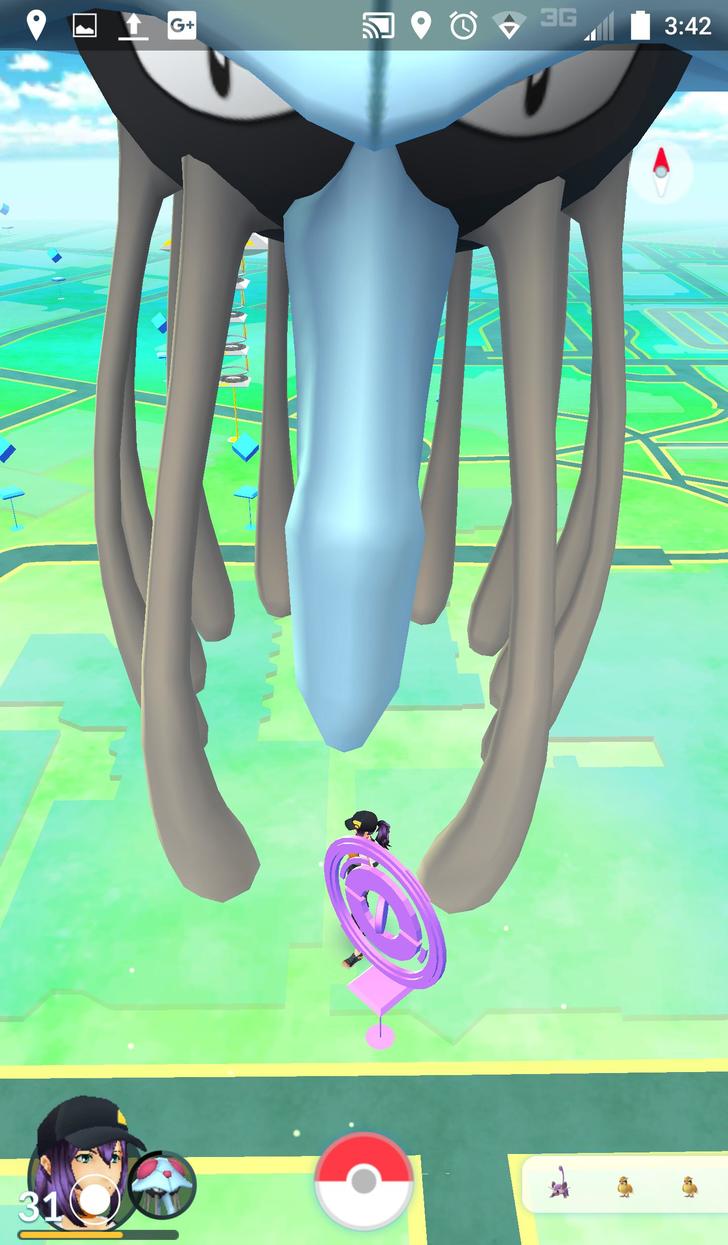 Twitter 上的 ポケモンgo攻略 Gamewith 昨日の巨大ミニリュウ 矛盾 ですが このユーザーさんがそのまま相棒を変えてみたところすべての ポケモンが巨大に ドククラゲの侵略者感すごい ポケモンgo T Co Pfci4y1zha Twitter