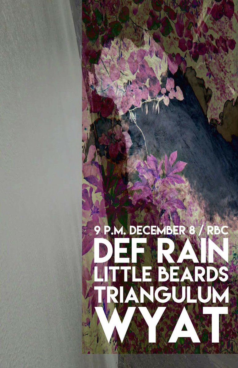 plcrecords's tweet photo. TONIGHT AT @RBCdeepellum // $7 https://t.co/xNVhkWQe6F