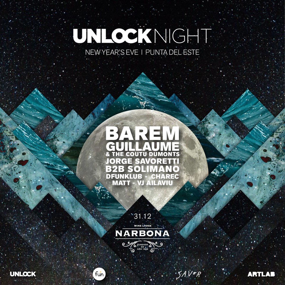 unlocke's tweet photo. Sábado 31.12.16 #UnlockNight #NYE en Narbona Punta del Este! Reservá tu ticket online a través de shop@unlock-e.com https://t.co/e0Ta249ClP https://t.co/hq3asiU7yD