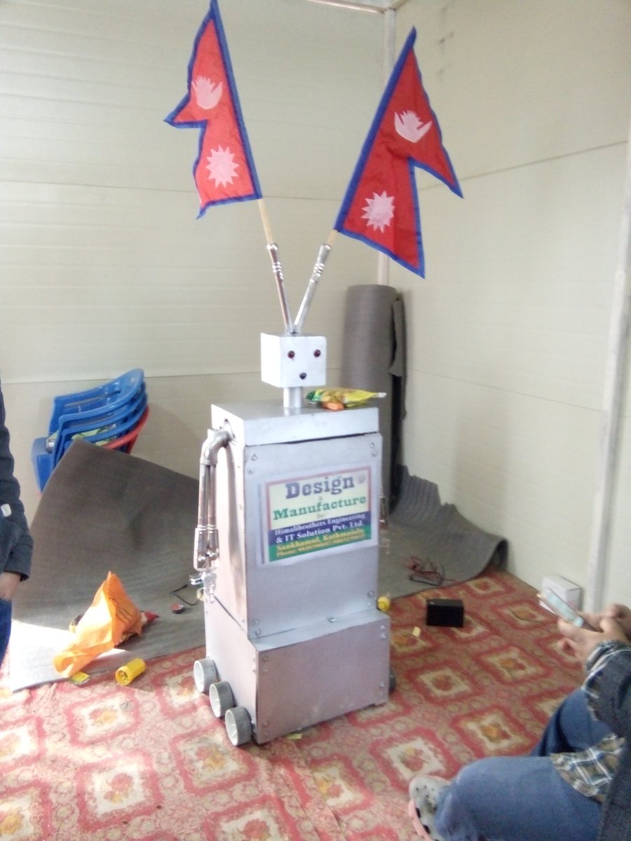 dev_nbn's tweet image. this is really ...the #nepali_robot 

#made_in_nepal