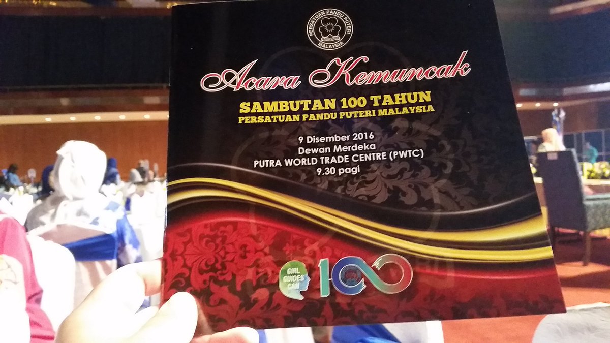pputerimy's tweet photo. Are you at our #100tahunpanduputeri #GGAM100 grand finale event at #PWTC this morning? Retweet and let us know! https://t.co/SJVUjqVWc5